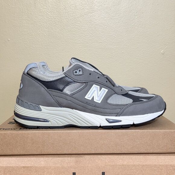 New Balance 991 Made in UK Castlerock Grey Navy M991GNS Men\'s Size 11 MIUK main image 4